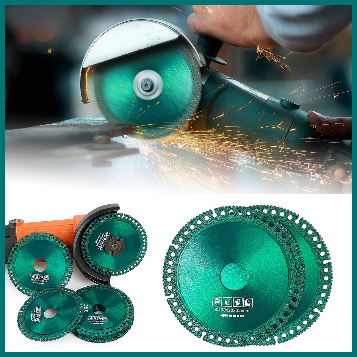 Composite Cutting Saw Blade Ultra-thin Disc 5PCS