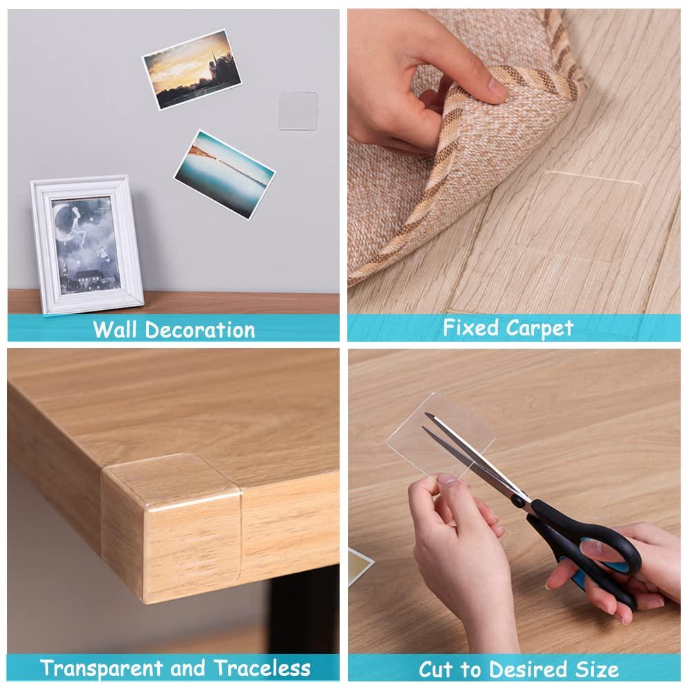 Nano Double Sided Tape Clear Adhesive Traceless Invisible Gel Anti Slip