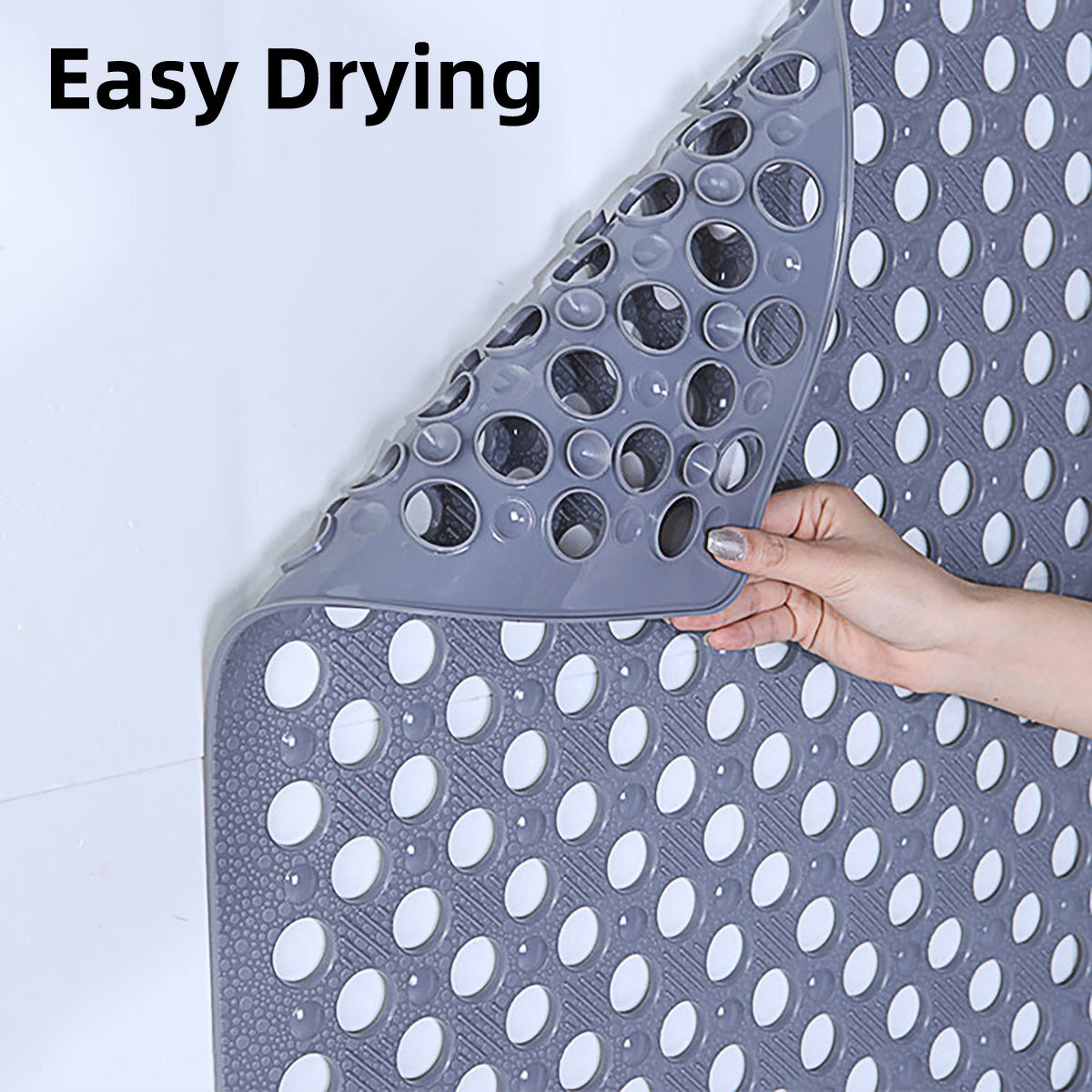 Extra Large Non-Slip Bathroom Mat Anti-Drop Shower Floor Rug Soft Touch
