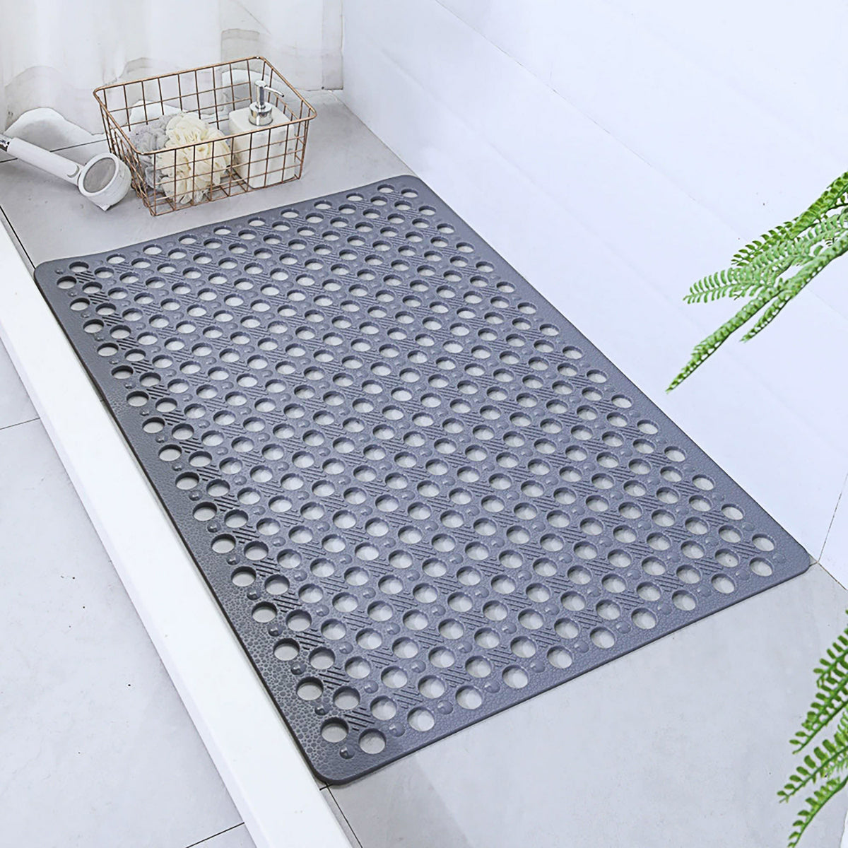 Extra Large Non-Slip Bathroom Mat Anti-Drop Shower Floor Rug Soft Touch
