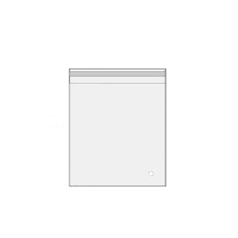 100pcs Self Seal Cellophane Bags Clear Bulk Adhesive Plastic OPP