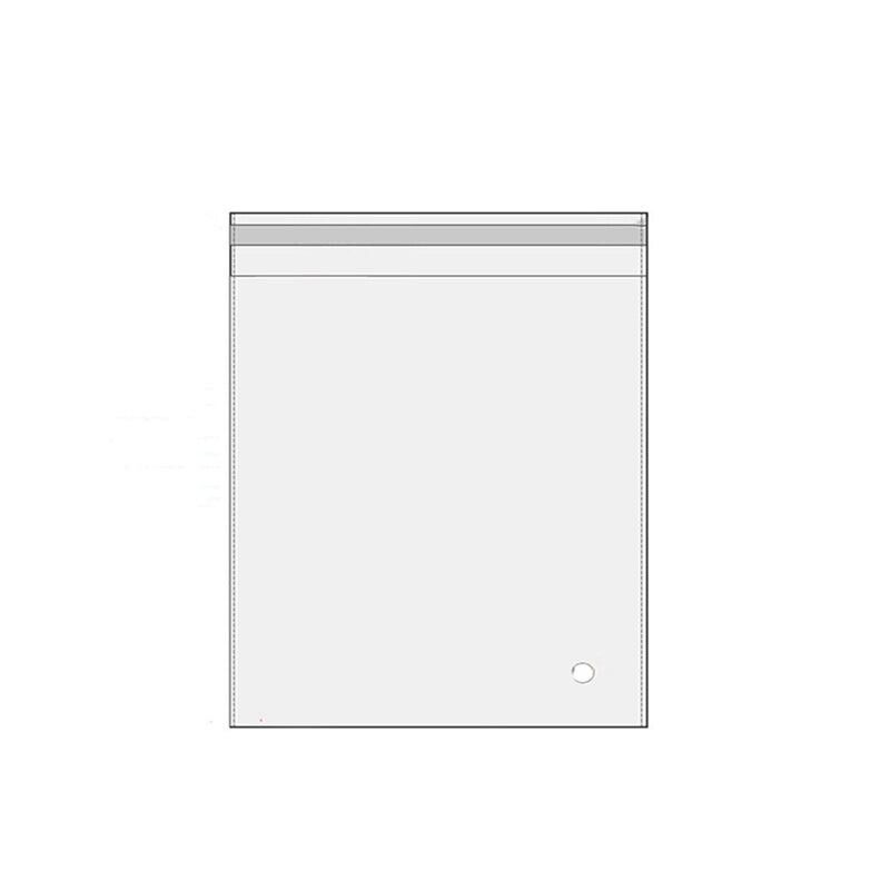 100pcs Self Seal Cellophane Bags Clear Bulk Adhesive Plastic OPP