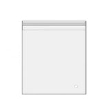 100pcs Self Seal Cellophane Bags Clear Bulk Adhesive Plastic OPP