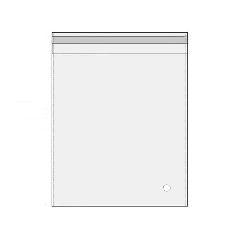 100pcs Self Seal Cellophane Bags Clear Bulk Adhesive Plastic OPP