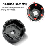 7-Piece Oil Filter Wrench Socket Set for 3/8-In Drive Oil Changes