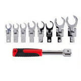 9-Piece Oil Filter Wrench and Socket Ratchet Set for Automotive Maintenance
