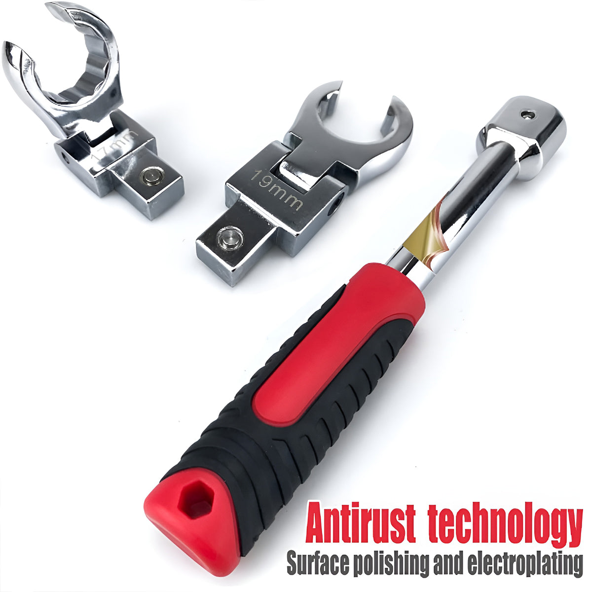 9-Piece Oil Filter Wrench and Socket Ratchet Set for Automotive Maintenance