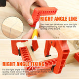 6PCS Right Angle Clamps Woodworking Positioning Squares Corner Tool Set