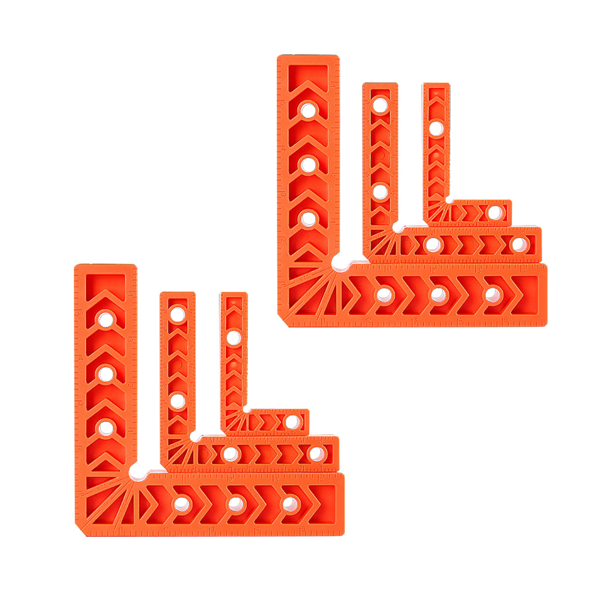 6PCS Right Angle Clamps Woodworking Positioning Squares Corner Tool Set