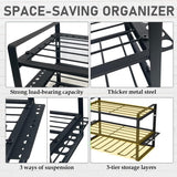 Heavy Duty Wall Mount Power Tool Rack 3 Layer Organizer