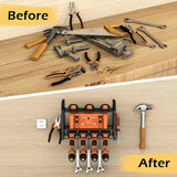 Heavy Duty Wall Mount Power Tool Rack 3 Layer Organizer