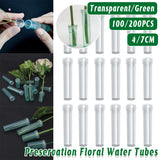 100/200PCS Flower Fresh Keeping Tubes Floral Bouquet Water Supply