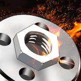 20PCS Angle Grinder Hex Four-Hole Stainless Steel Press Nut Set