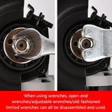 20PCS Angle Grinder Hex Four-Hole Stainless Steel Press Nut Set