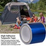 High Adhesive Tarpaulin Repair Tape Waterproof Tent Awning Patch