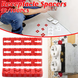 Red Switch & Receptacle Spacers Adjustable Electrical Tool