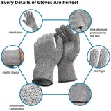 Cut Resistant Gloves Anti-Cutting Food Grade Level 5 Kitchen Butcher