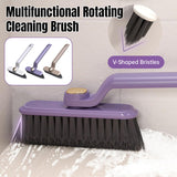Multi-Functional Rotary Hard Bristle Cleaning Brush for Tiles