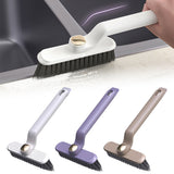 Multi-Functional Rotary Hard Bristle Cleaning Brush for Tiles