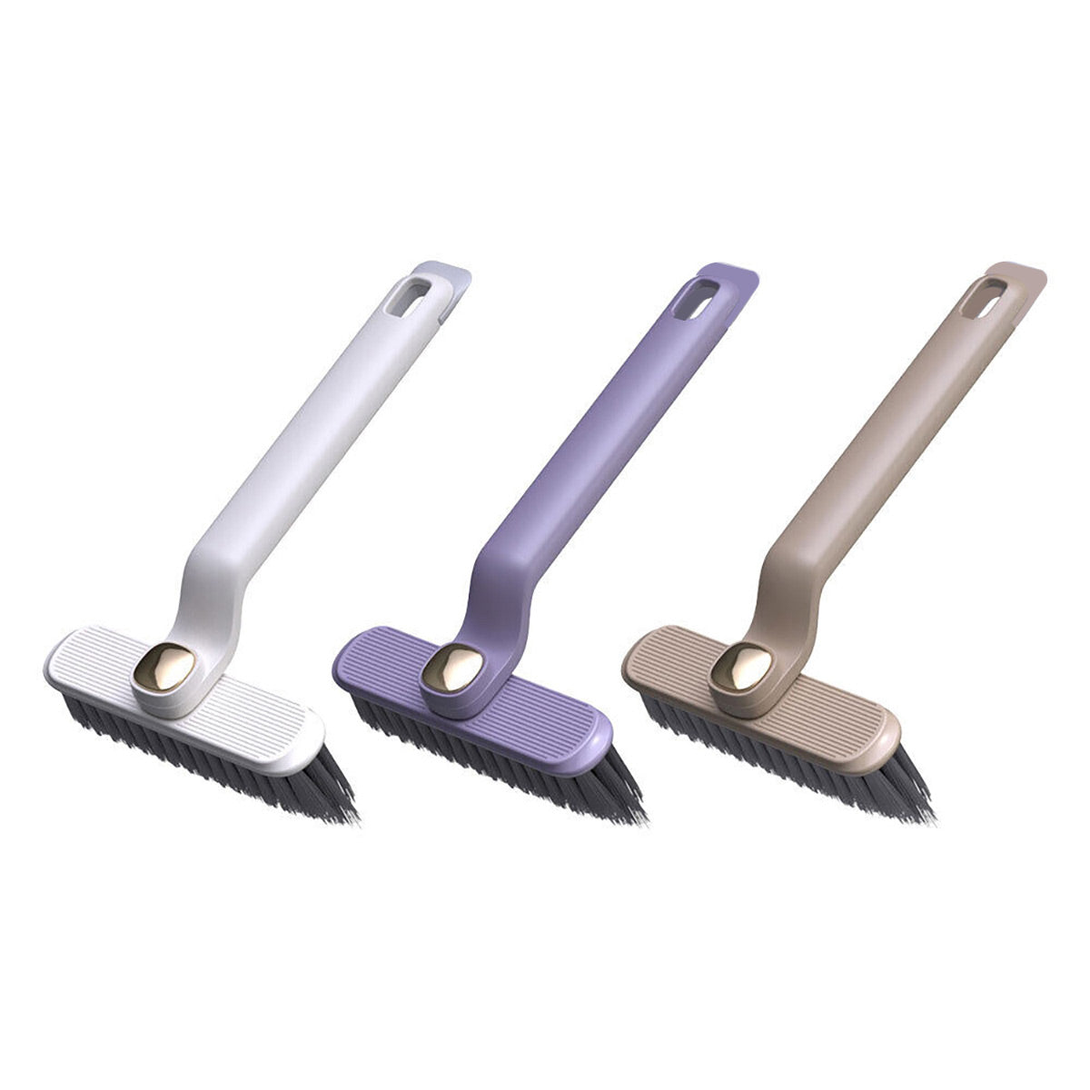 Multi-Functional Rotary Hard Bristle Cleaning Brush for Tiles