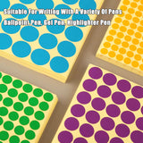 Round Coloured Dot Stickers 8mm–50mm Adhesive Label Set