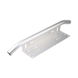Universal Silver Bullbar Number Plate Mounting Bracket for Driving LED Light Bars