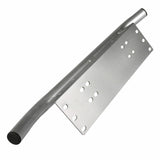 Universal Silver Bullbar Number Plate Mounting Bracket for Driving LED Light Bars