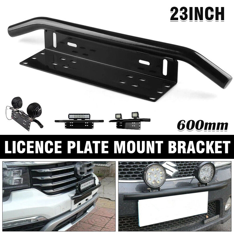 23" Number Plate Bullbar Light Bar Mounting Bracket