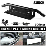 23" Number Plate Bullbar Light Bar Mounting Bracket