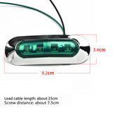 Boat Navigation LED Strip Lights Waterproof 12-24V Red Green