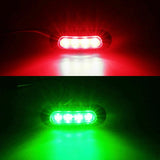 Boat Navigation LED Strip Lights Waterproof 12-24V Red Green