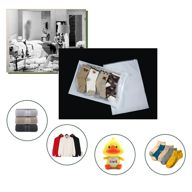 300PCS Zip Lock Plastic Reclosable Resealable Storage Bags