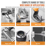 20PCS Home Repair Tool Kit with Wrench Hammer and Bits