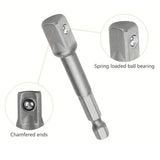 8PCS Hex Shank Socket Adapter Set for Drill Impact Driver