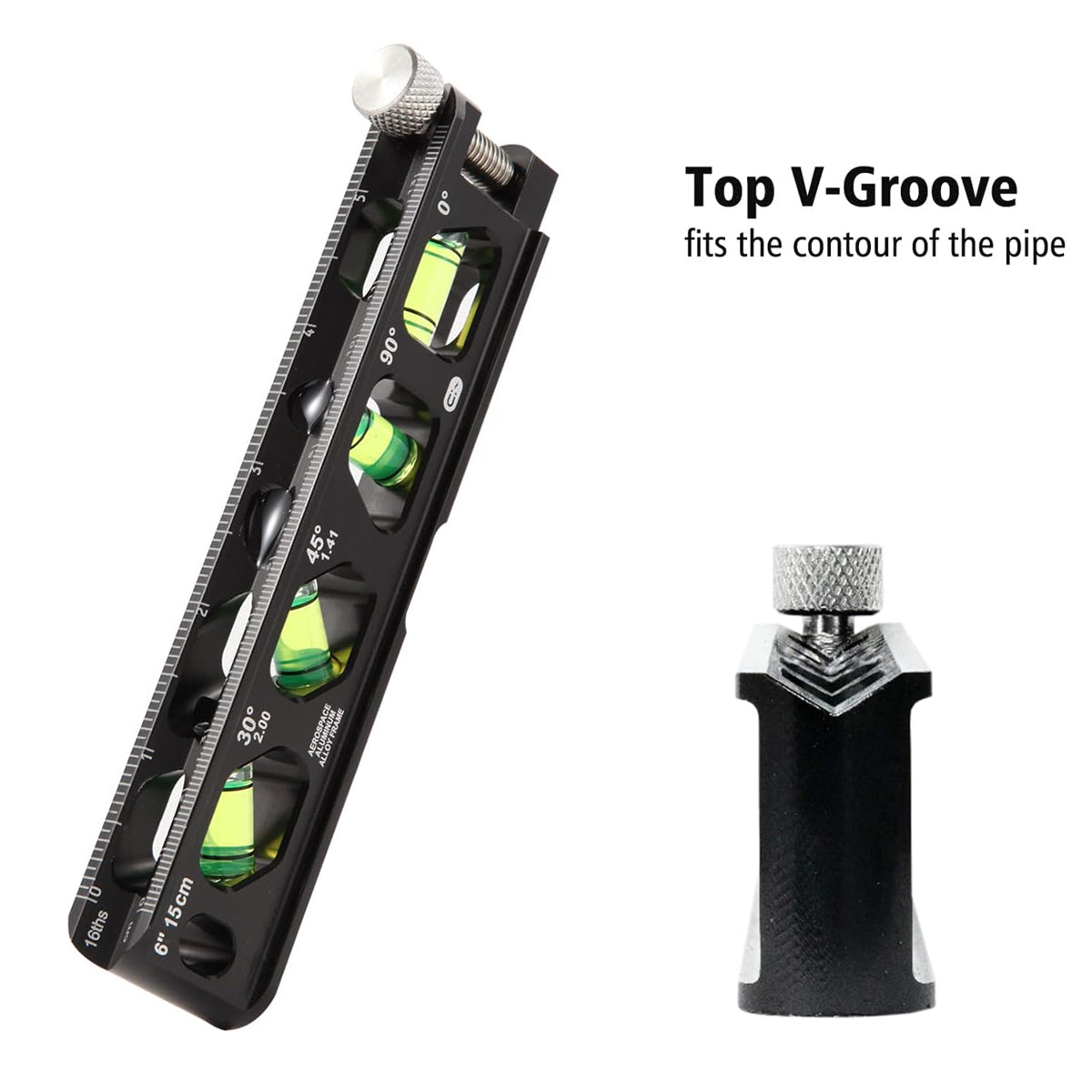 Small Aluminum Alloy Spirit Level Precision Measuring Tool