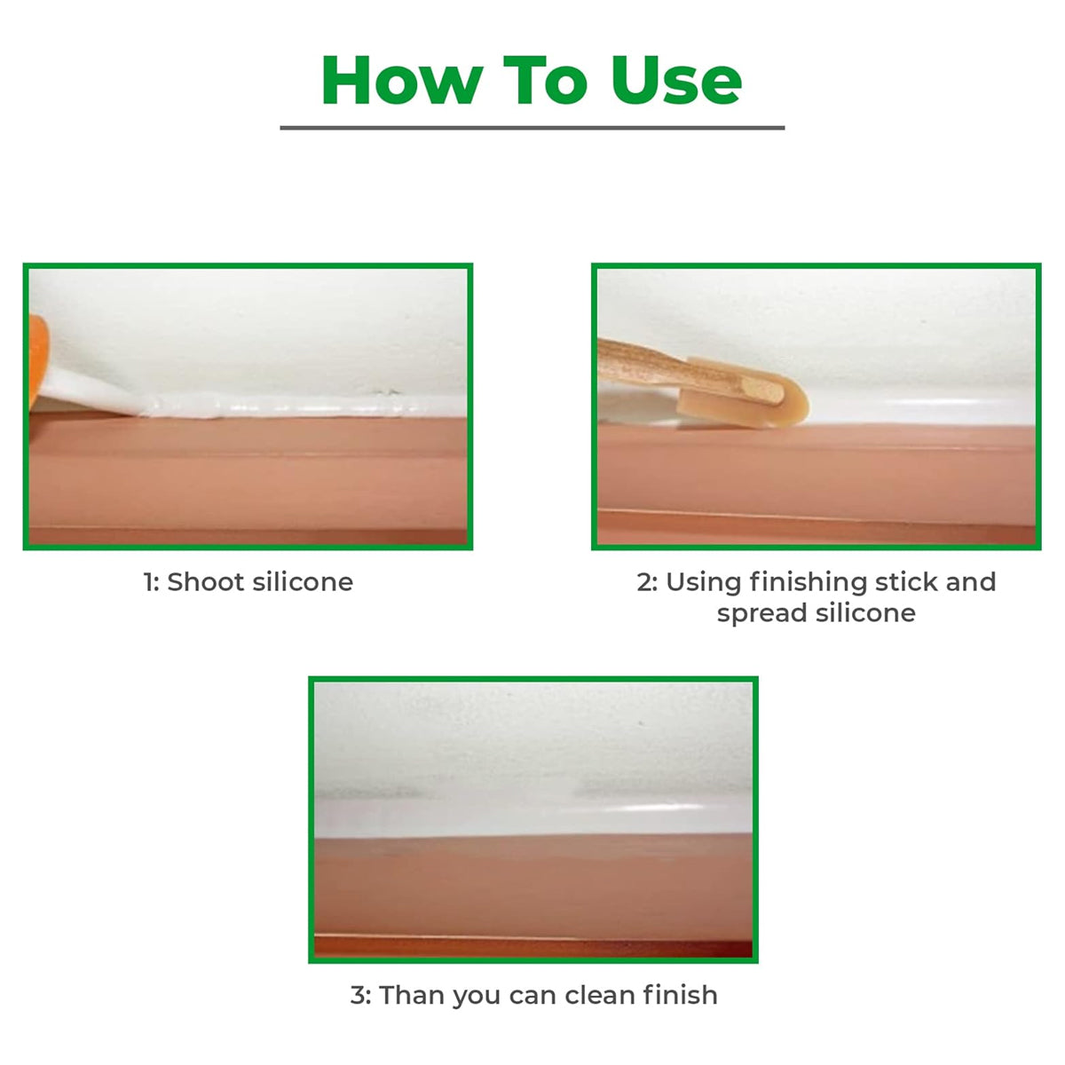 4PCS Squeegee Grout Sealant Spatula Set for Caulking Tiles