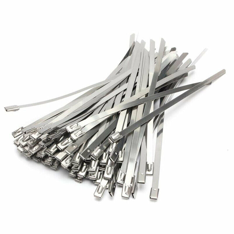 Stainless Steel Cable Ties SS304 Marine Grade Zip Strap Locking Wrap