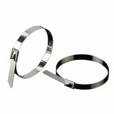 Stainless Steel Cable Ties SS304 Marine Grade Zip Strap Locking Wrap