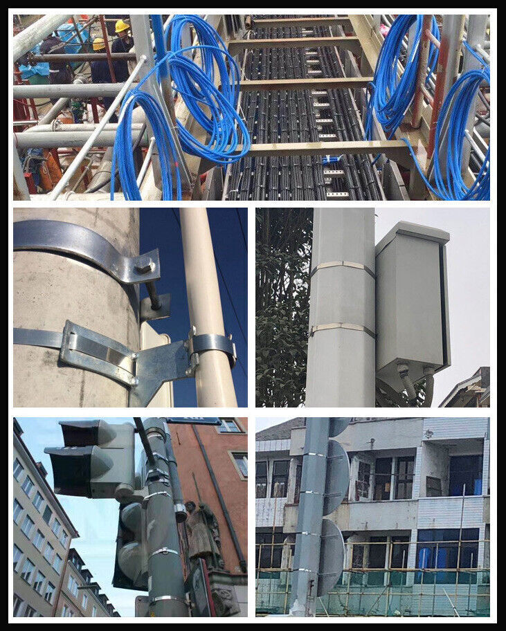 Stainless Steel Cable Ties SS304 Marine Grade Zip Strap Locking Wrap