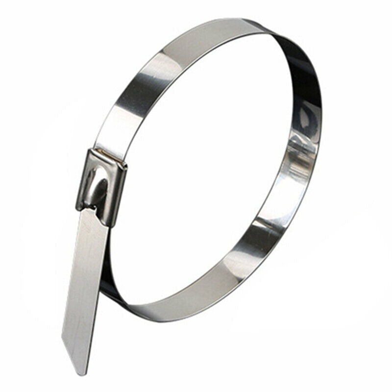 Stainless Steel Cable Ties SS304 Marine Grade Zip Strap Locking Wrap