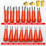 23PCS V-Shaped Rubber Nozzle Tool Kit for Caulking Sealing