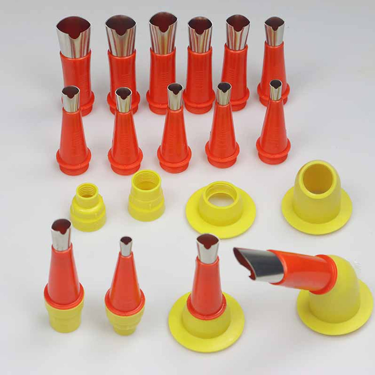 23PCS V-Shaped Rubber Nozzle Tool Kit for Caulking Sealing