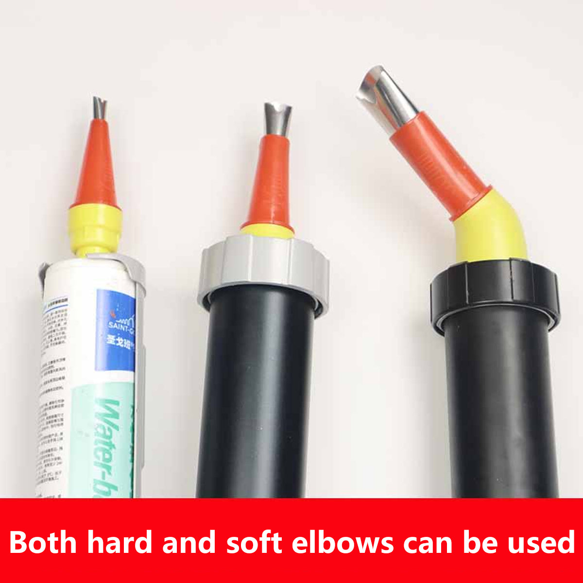 23PCS V-Shaped Rubber Nozzle Tool Kit for Caulking Sealing