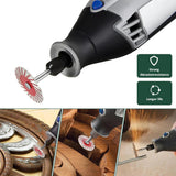 10PCS 40mm Stone Engraving Cutting Blades Diamond Rotary Tool Discs with Handle