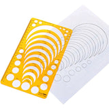 Drafting Circle Template Radius Drawing Stencil Tool