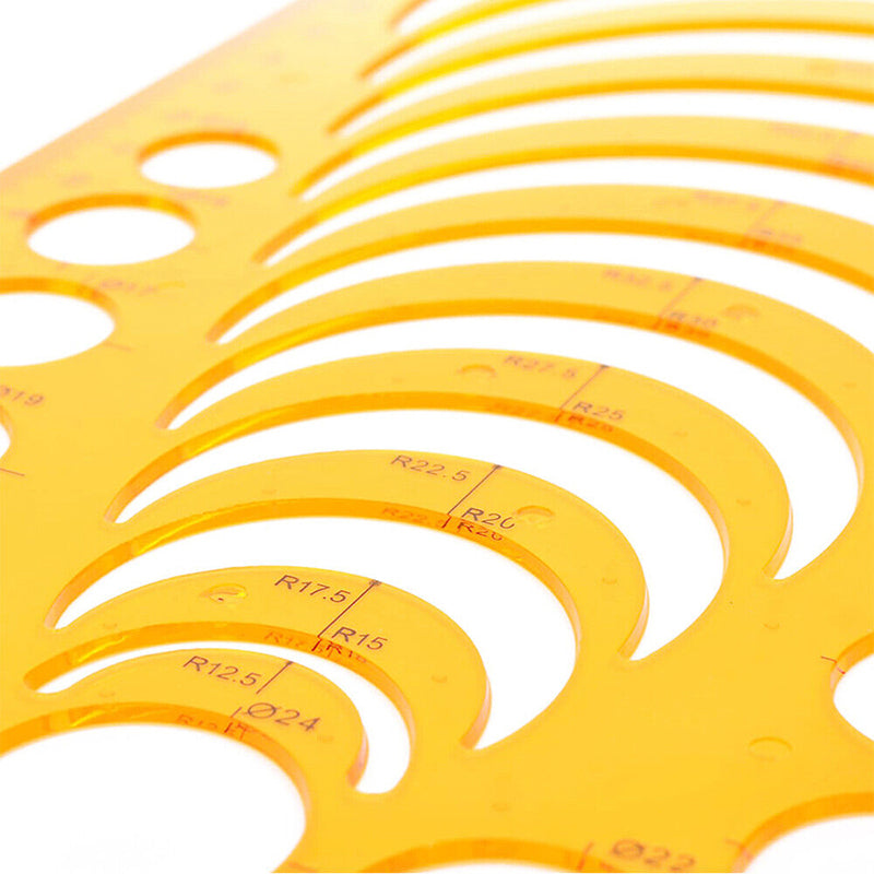 Drafting Circle Template Radius Drawing Stencil Tool