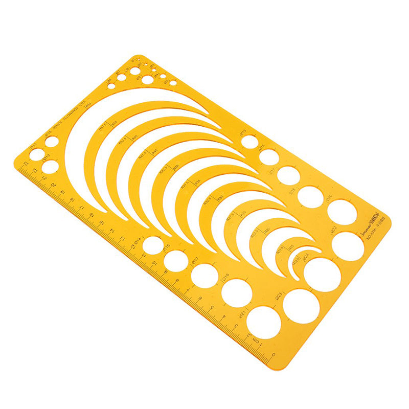 Drafting Circle Template Radius Drawing Stencil Tool