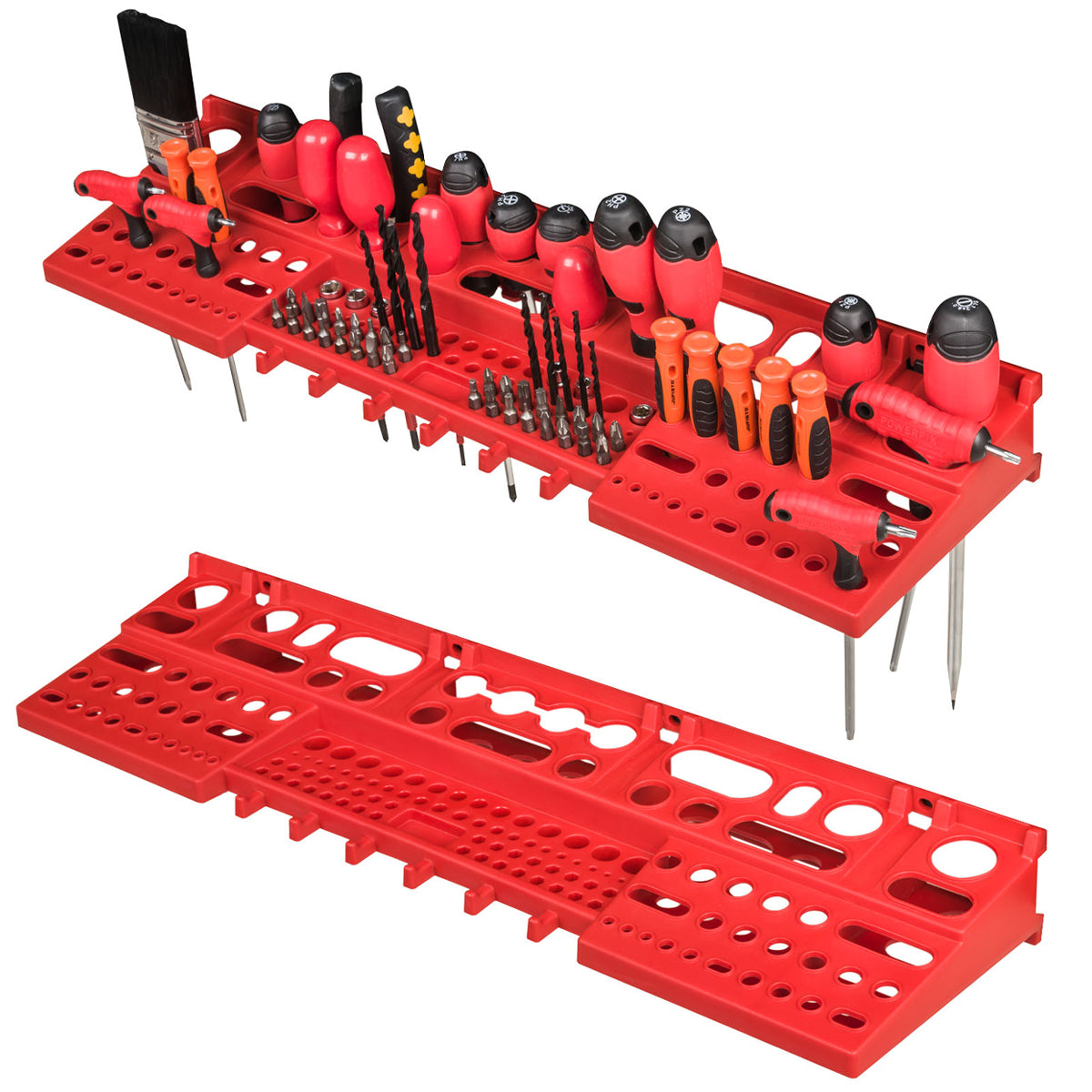 49PCS Wall Mounted Tool Storage Box Organizer for Warehouse Use