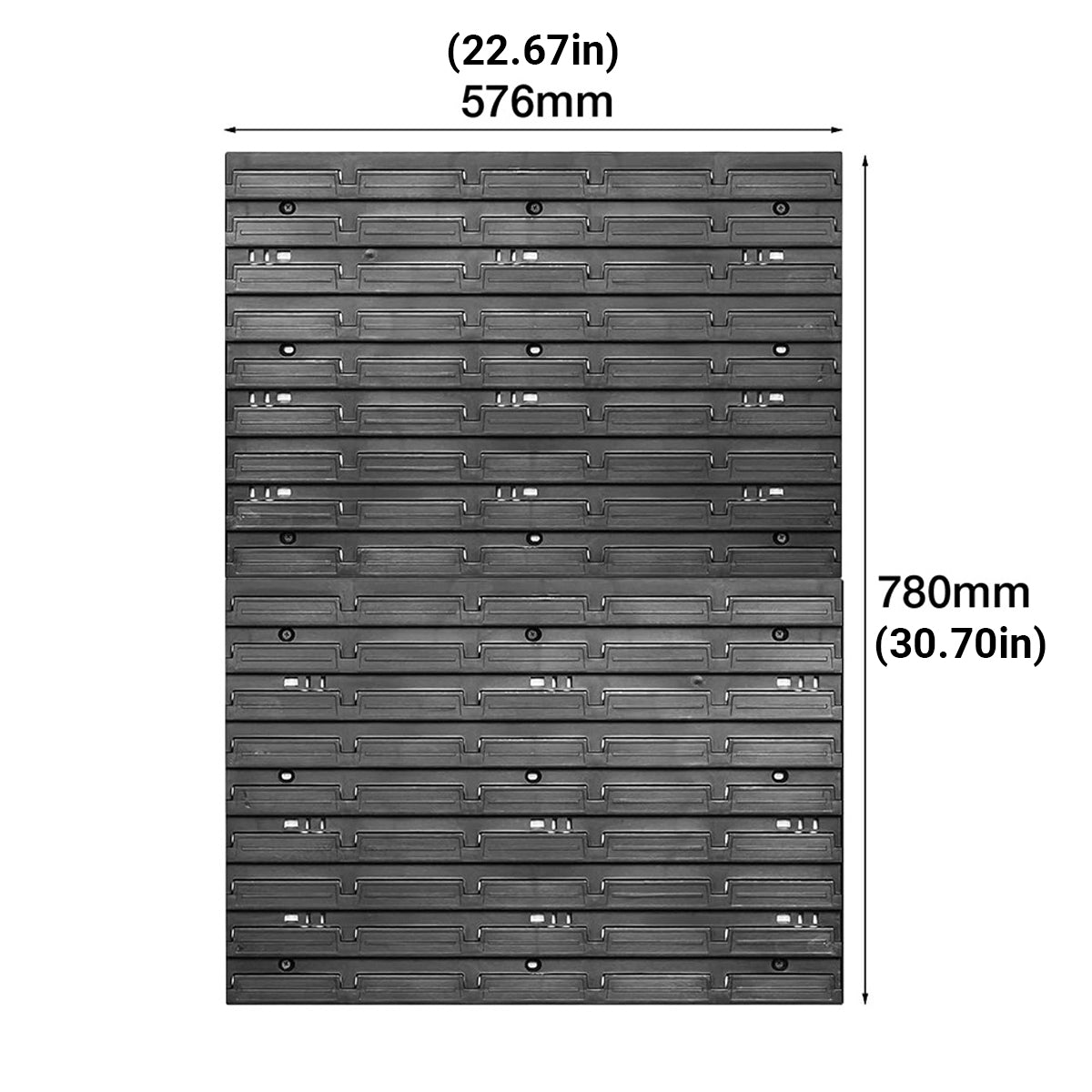 49PCS Wall Mounted Tool Storage Box Organizer for Warehouse Use