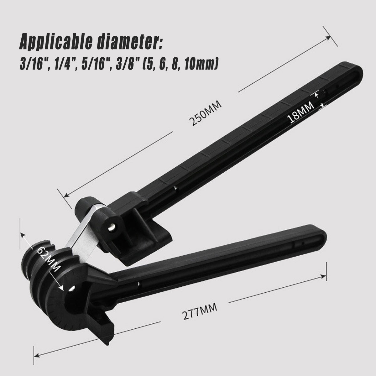 180 Degree Tube Pipe Bender 4 in 1 Brake Line Tubing Tool